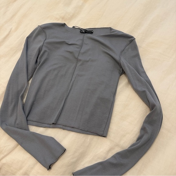 Zara long sleeve in blue - medium - Picture 3 of 4